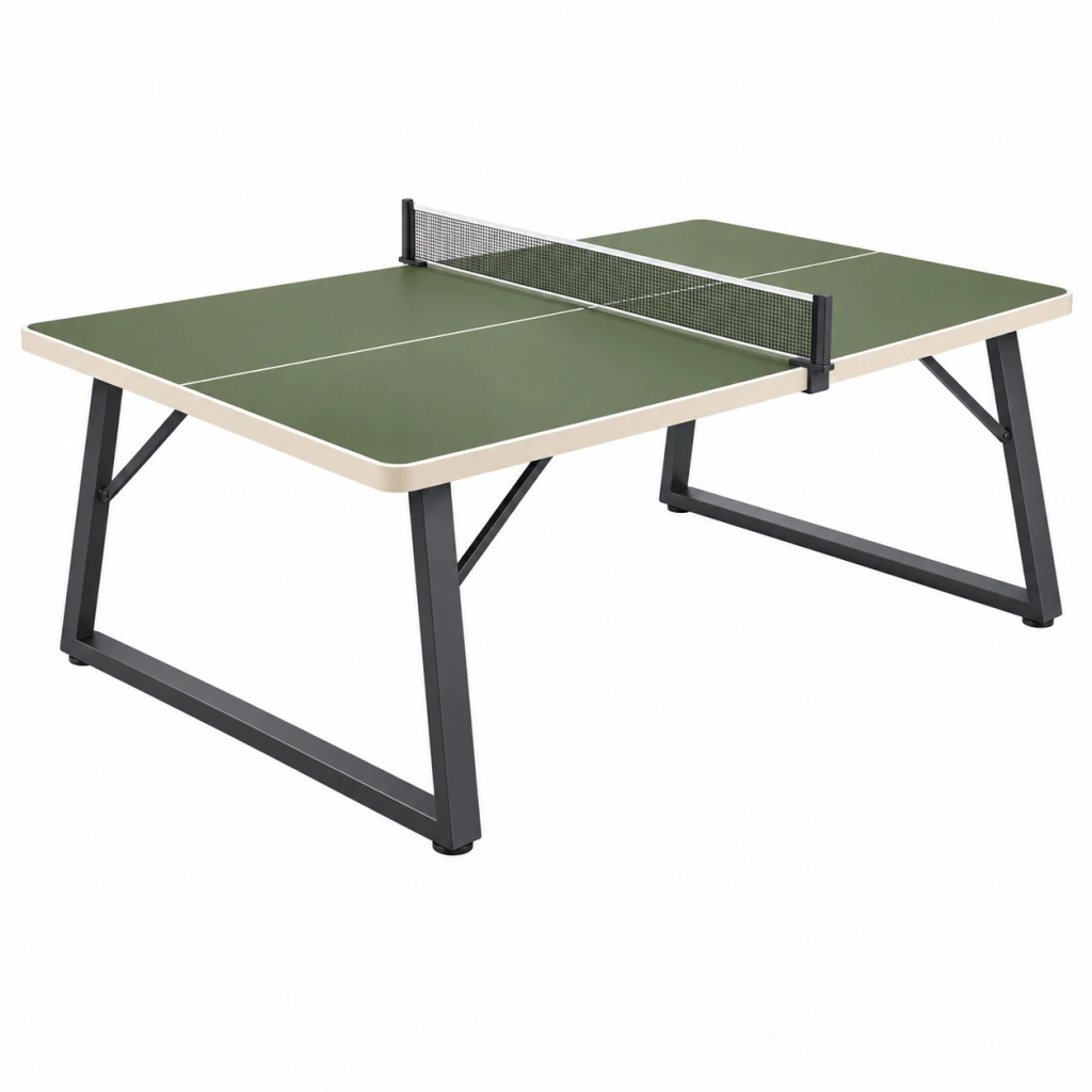 Tischtennistisch 180 x 90 x 76 cm Grün Metallgestell klappbar